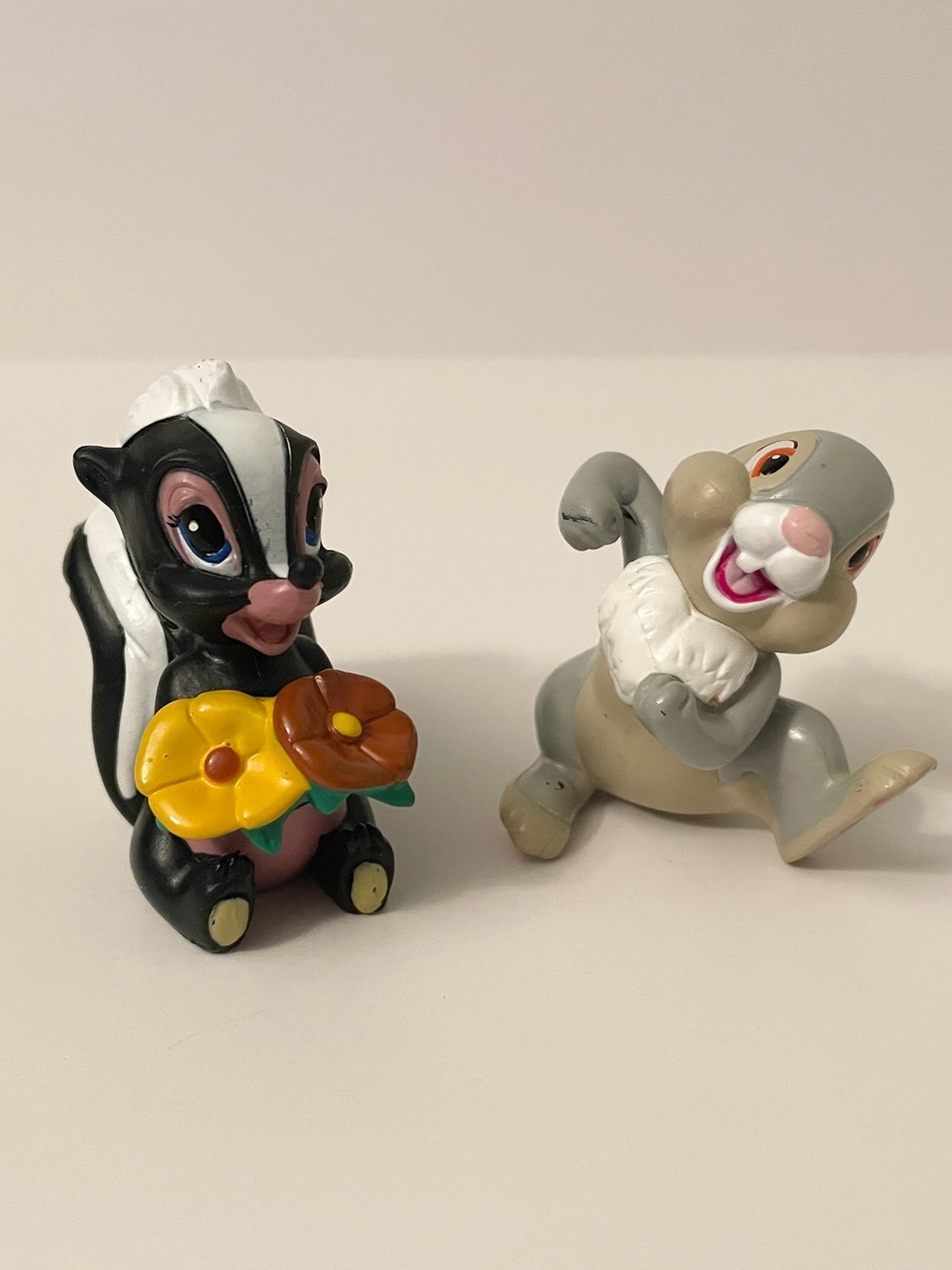 Disney Bambi Thumper & Flower PVC Figure Lot Set
